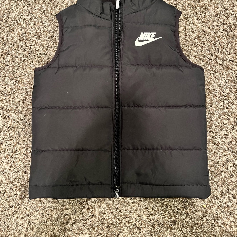 Nike Black Quilted Vest